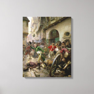 Toile Henri de La Rochejaquelein à la bataille de
