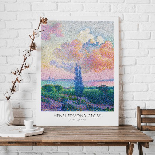 Toile Henri Edmond Cross Pink Cloud Art Exhibition