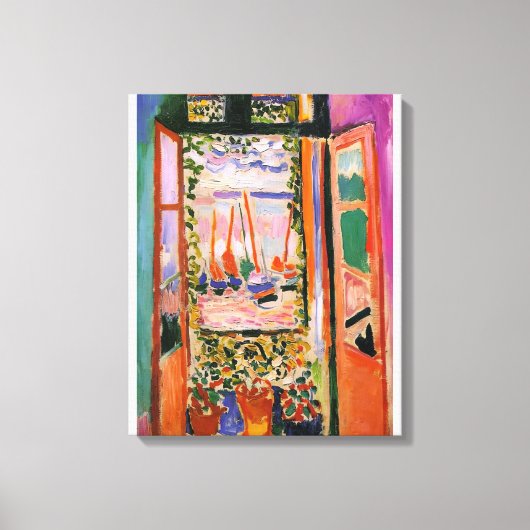 Toile Henri Matisse - OPEN WINDOW COLLIOURE 1905 (Recto)