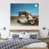 Toile Henri Rousseau Dormir Gitan Lion Peinture (Insitu(Chambre))