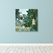 Toile Henri Rousseau - La jungle équatoriale (Insitu (Plancher de Bois))