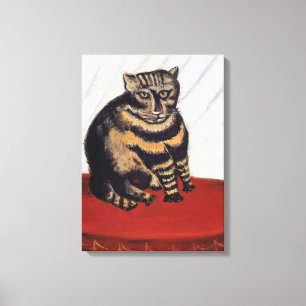 Toile Henri Rousseau - Le Chat Tigre