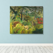Toile Henri Rousseau - Surpris ! (Insitu (Plancher de Bois))