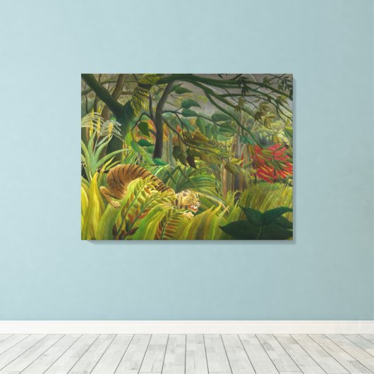 Toile Henri Rousseau - Surpris ! (Insitu (Plancher de Bois))