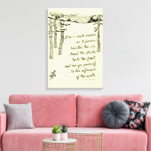 Toile Henry David Thoreau, "Live in each Season" (Insitu(Salon))