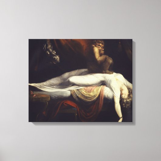 Toile Henry Fuseli - Le cauchemar (Recto)