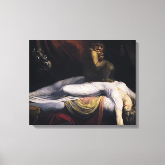 Toile Henry Fuseli - Le cauchemar (Recto)