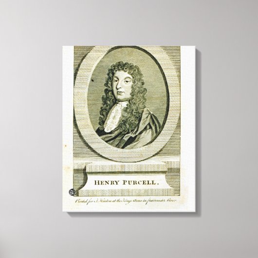 Toile Henry Purcell, (Recto)