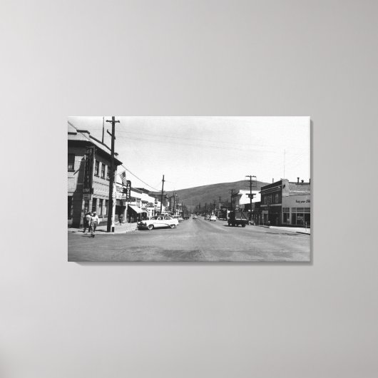 Toile Heppner, Oregon Main Street View Photographie (Recto)