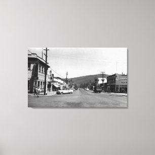 Toile Heppner, photographie de vue de rue principale de