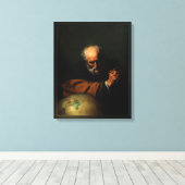 Toile Heraclitus par Hendrick Bloemaert (Insitu (Plancher de Bois))
