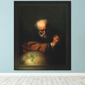 Toile Heraclitus par Hendrick Bloemaert (Insitu (Plancher de Bois))