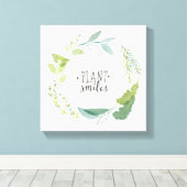 Toile Herbes fines II | Sourires Plantes (Insitu (Plancher de Bois))