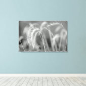 Toile Herbes Sauvages - Noir Et Blanc (Insitu (Plancher de Bois))