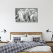 Toile Herbes Sauvages - Noir Et Blanc (Insitu(Chambre))