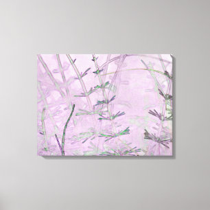 Toile Herbes/tiges de corail