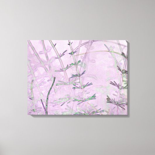 Toile Herbes/tiges de corail (Recto)