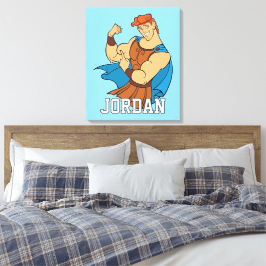 Toile Hercules Bicep Flex Canvas Print (Insitu(Chambre))