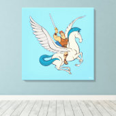 Toile Hercules Riding Pegasus Canvas Print (Insitu (Plancher de Bois))