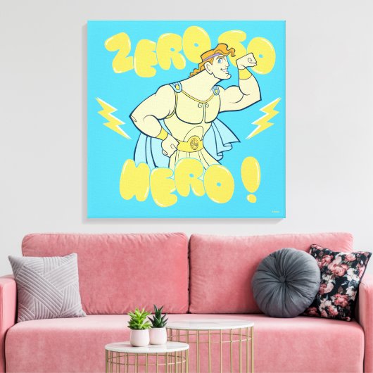 Toile Hercules - Zero to Hero Canvas Print (Insitu(Salon))