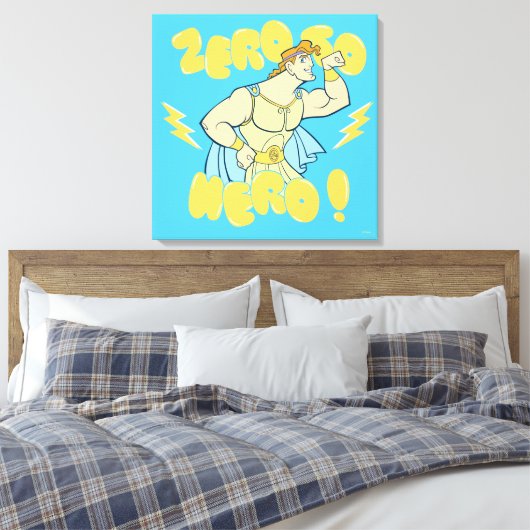 Toile Hercules - Zero to Hero Canvas Print (Insitu(Chambre))