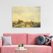 Toile Herdsman and Herd, c.1880 (Insitu(Salon))