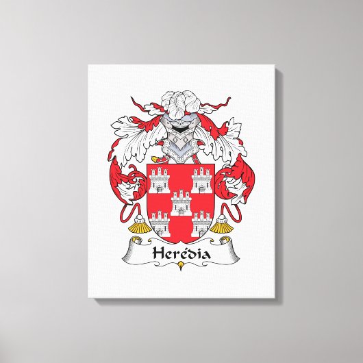 Toile Heredia Family Crest (Recto)