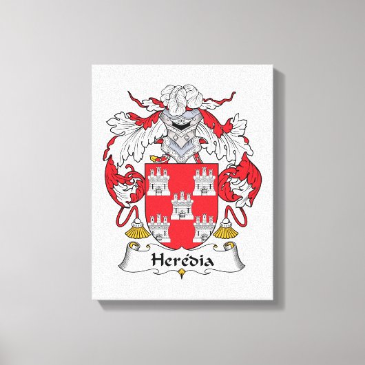 Toile Heredia Family Crest (Recto)