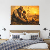 Toile Héritage Édition Limitée – Transmission Dorée (Insitu(Chambre))