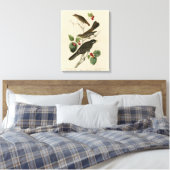 Toile Hermite Thrush, Grey Jay Audubon's Birds of Americ (Insitu(Chambre))