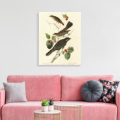 Toile Hermite Thrush, Grey Jay Audubon's Birds of Americ (Insitu(Salon))