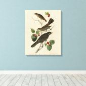 Toile Hermite Thrush, Grey Jay Audubon's Birds of Americ (Insitu (Plancher de Bois))