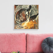 Toile Heure de l'alimentation ! - Triage Brown (Insitu(Salon))