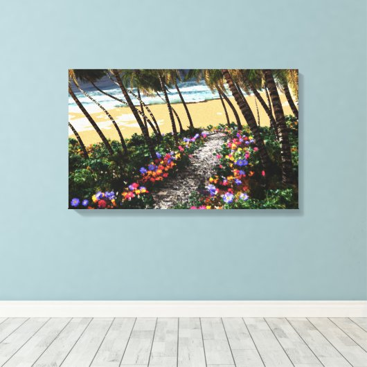 Toile Heure de l'île (Insitu (Plancher de Bois))