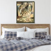 Toile Heure de pointe, New York par Max Weber, Cubisme v (Insitu(Chambre))