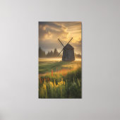 Toile Heure dorée au vieux moulin à vent (Recto)