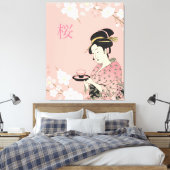 Toile Heure du printemps, Sakura japonais (Insitu(Chambre))