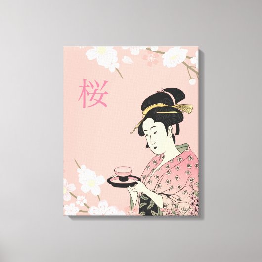 Toile Heure du printemps, Sakura japonais (Recto)