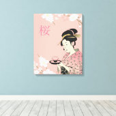 Toile Heure du printemps, Sakura japonais (Insitu (Plancher de Bois))