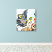 Toile Heure du repas (Insitu (Plancher de Bois))