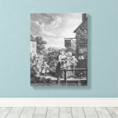 Toile Heures du jour, Soirée, 1738 (Insitu (Plancher de Bois))