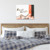 Toile Heureux de vous rencontrer  (Insitu(Chambre))