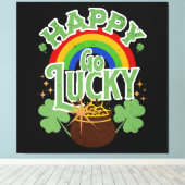 Toile Heureux Go Lucky (Insitu (Plancher de Bois))