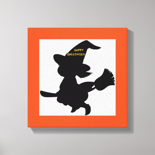 TOILE "HEUREUX HALLOWEEN" PETIT TÉMOIN (Recto)