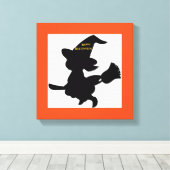 TOILE "HEUREUX HALLOWEEN" PETIT TÉMOIN (Insitu (Plancher de Bois))