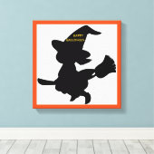 TOILE "HEUREUX HALLOWEEN" PETIT TÉMOIN (Insitu (Plancher de Bois))