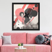 Toile heureux jamais après (Insitu(Salon))