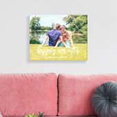 Toile Heureux Jamais après deux photos (Insitu(Salon))