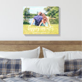 Toile Heureux Jamais après deux photos (Insitu(Chambre))