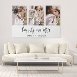 Toile Heureux jamais après le minimaliste Mariage simple<br><div class="desc">Capturez l'essence de votre histoire d'amour avec notre minimaliste Mariage "Happily Ever After" Simple Faux Canvas Imprimer. Cet art intemporel respire le raffinement et l'élégance sobre, avec un design minimaliste qui complète tout décor. Le matériau de la fausse toile ajoute une touche de texture, donnant l'apparence d'une vraie toile à...</div>